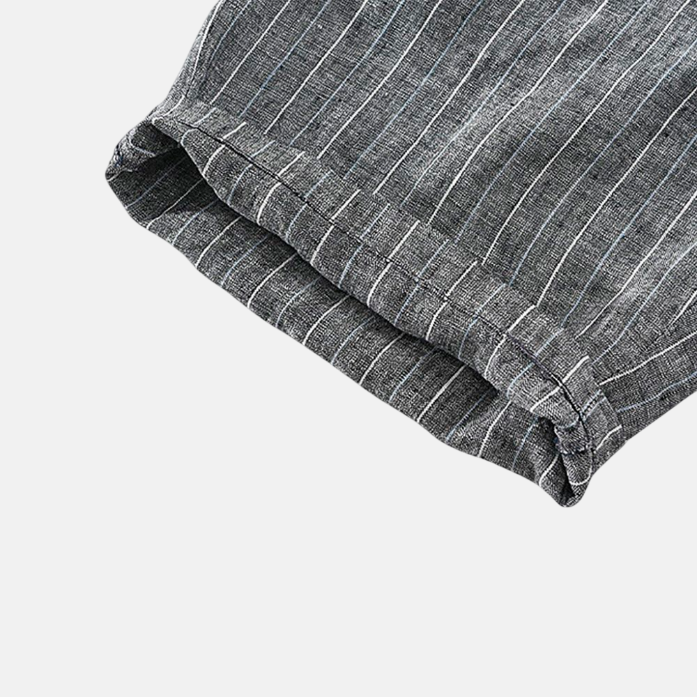 Bermuda Masculina Linho Listrada