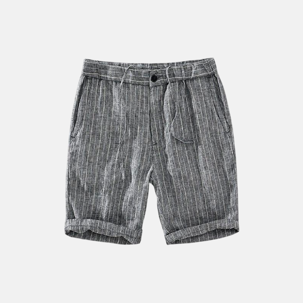 Bermuda Masculina Linho Listrada