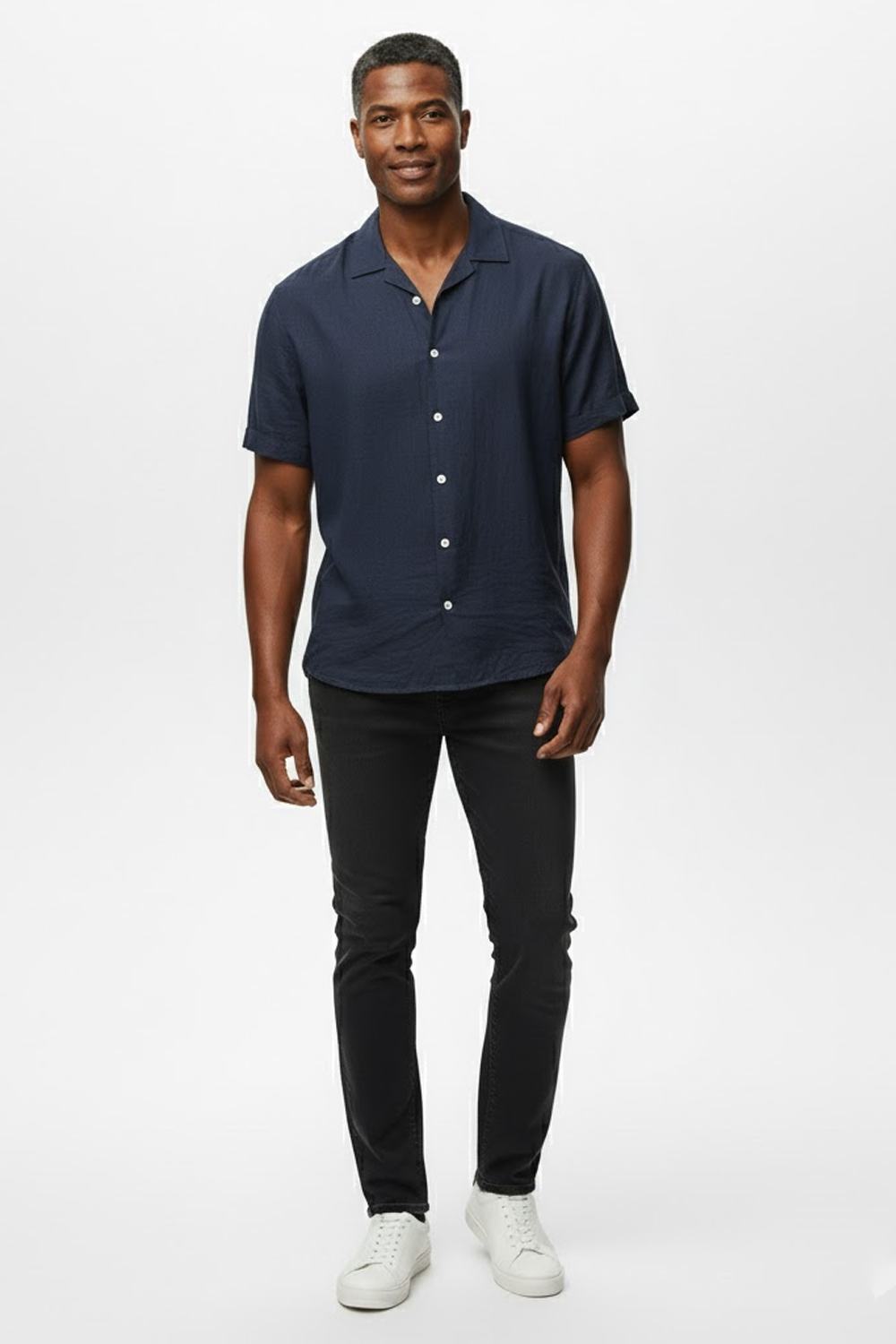 Camisa Manga Curta Lisa Everyday