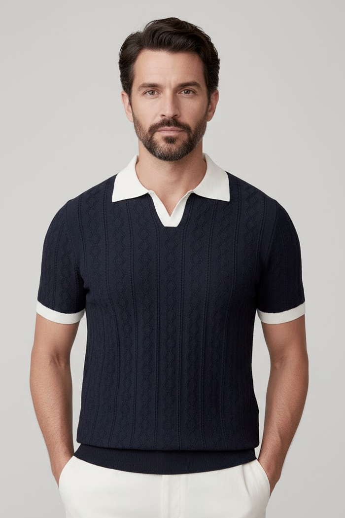 Camisa Polo Tricot Masculina Madrid