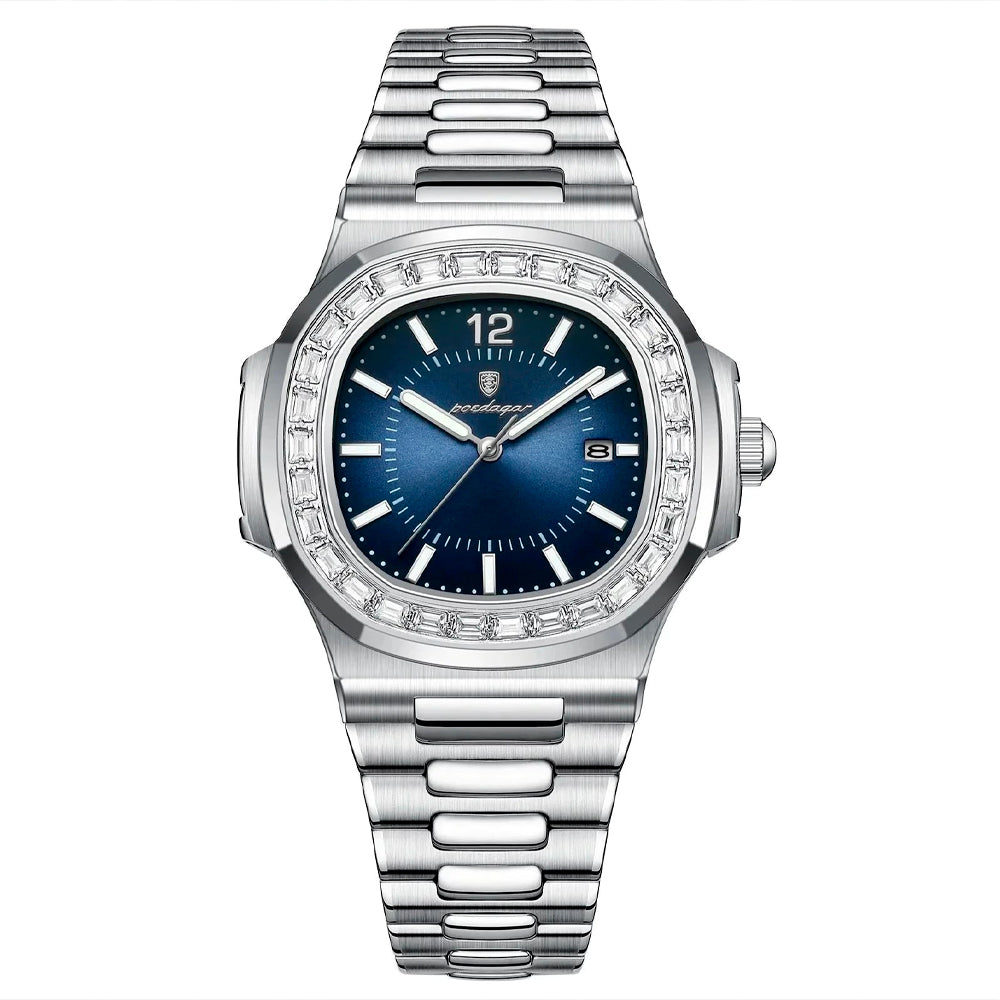 Relógio Masculino Cravejado Spectre