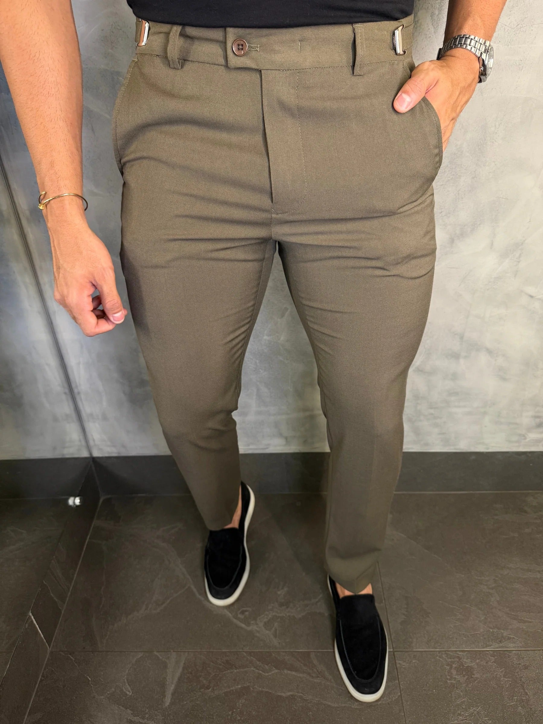 Calça Alf. Artemis Ponto H Marinho