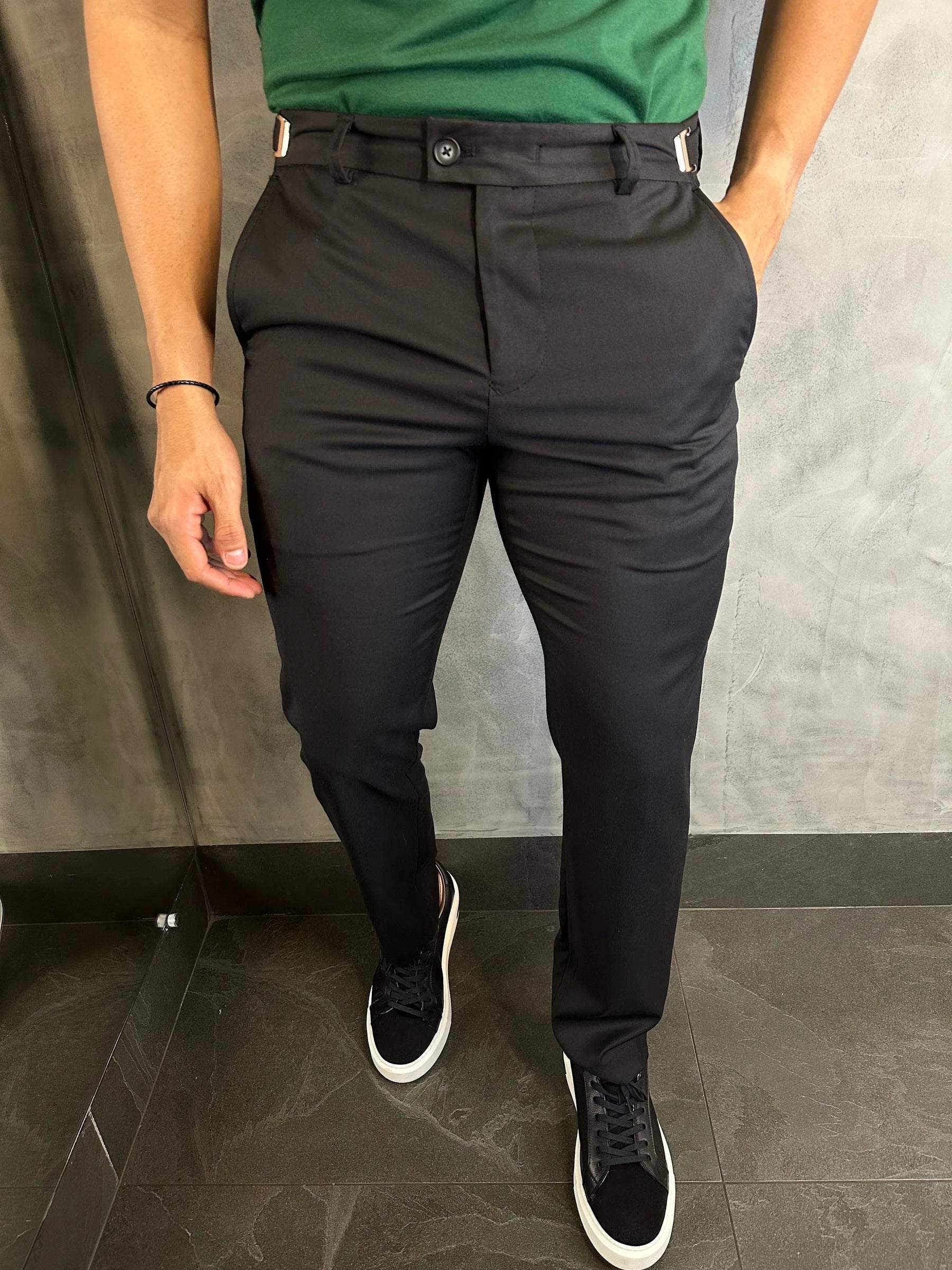 Calça Alf. Artemis Ponto H Marinho