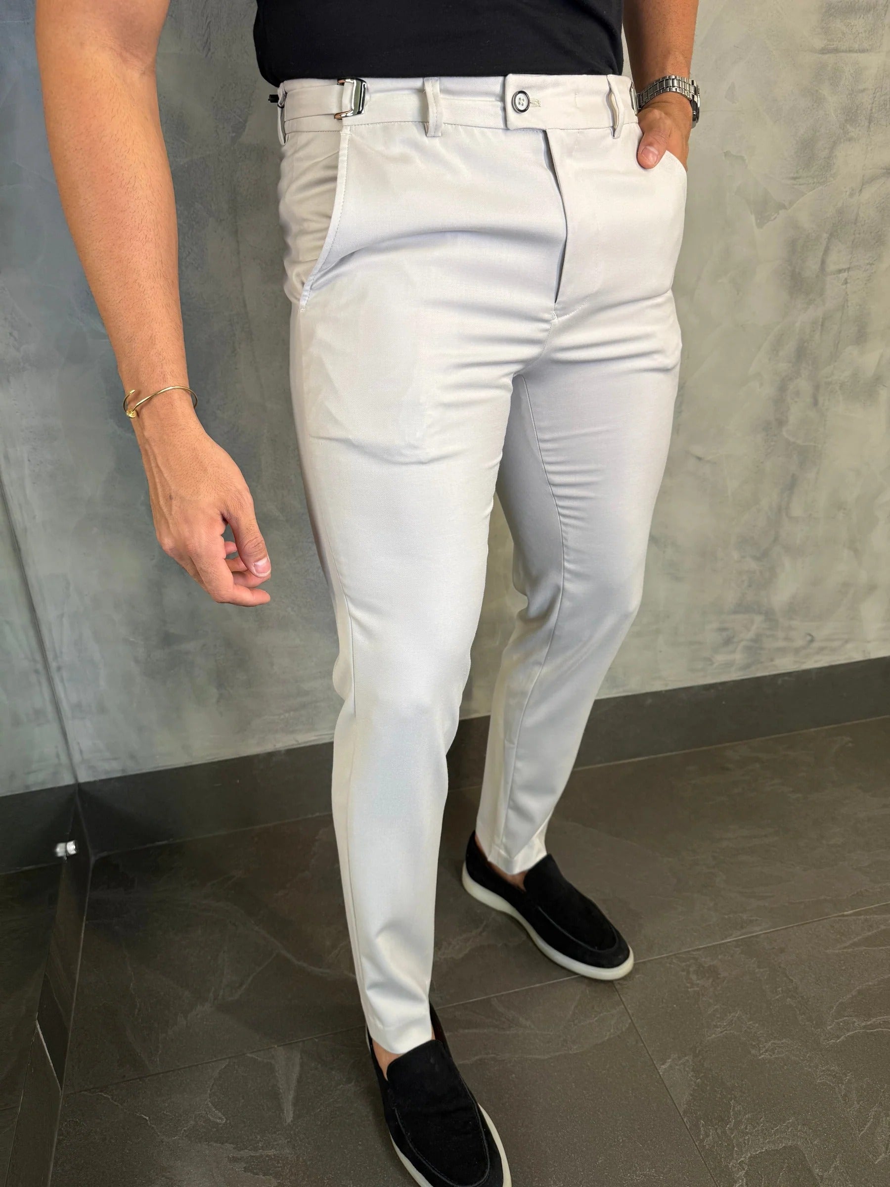 Calça Alf. Artemis Ponto H Marinho