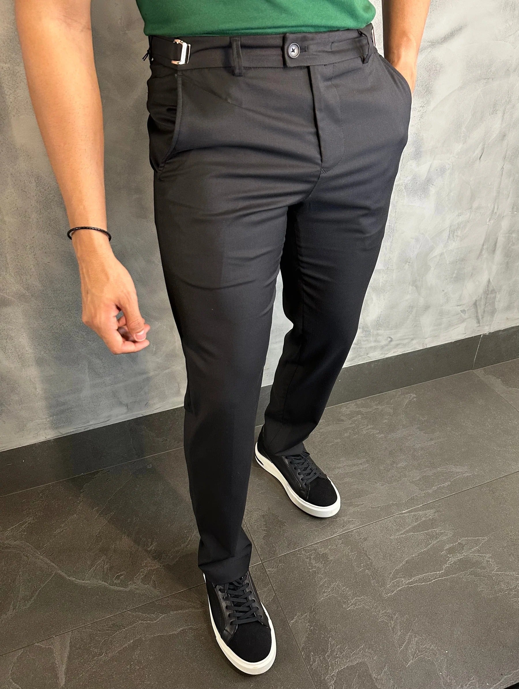 Calça Alf. Artemis Ponto H Marinho