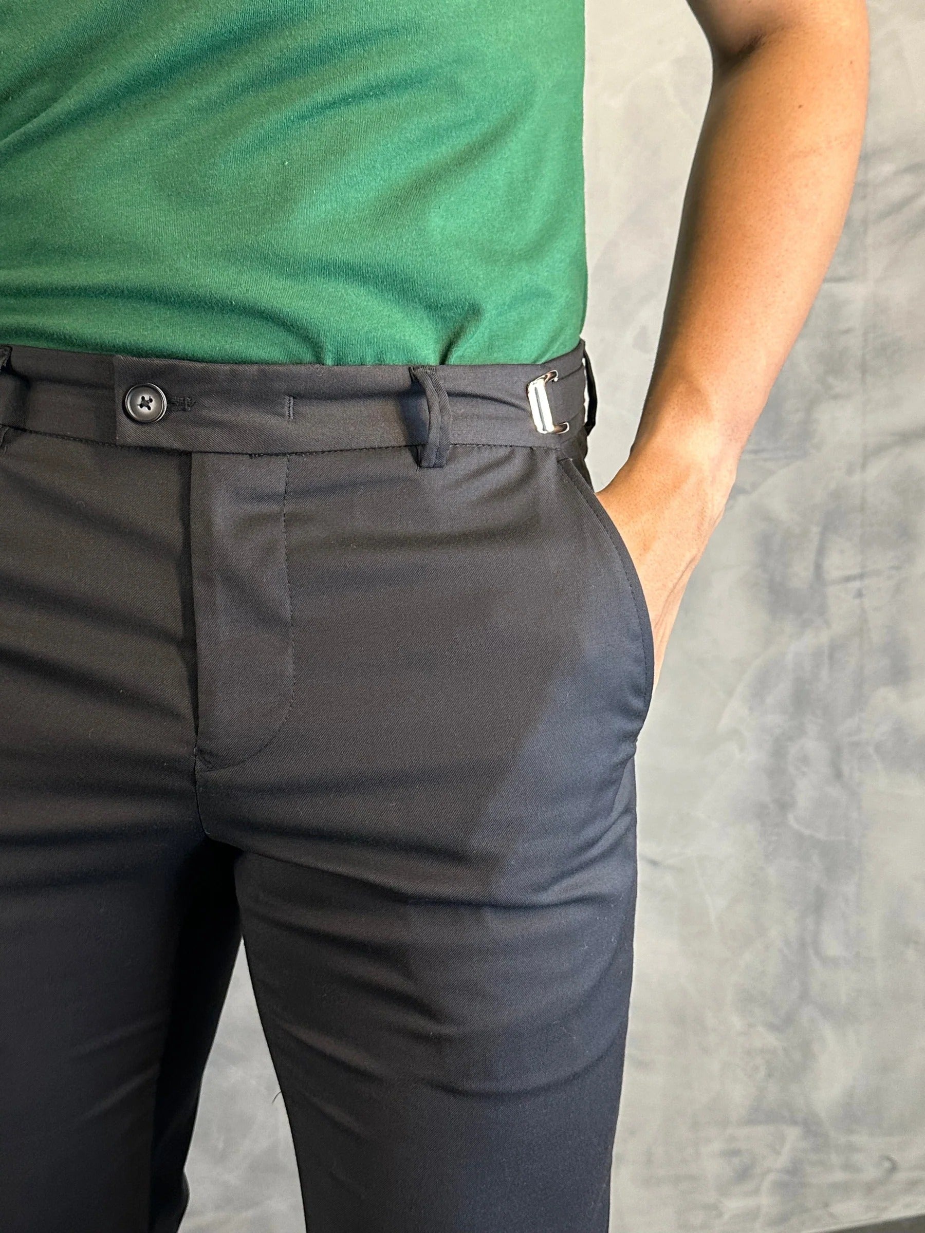 Calça Alf. Artemis Ponto H Marinho