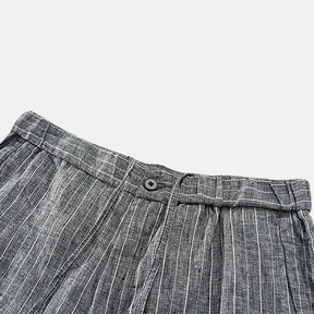 Bermuda Masculina Linho Listrada