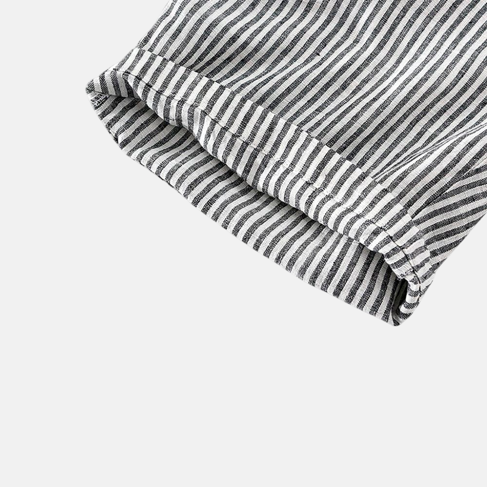 Bermuda Masculina Linho Listrada