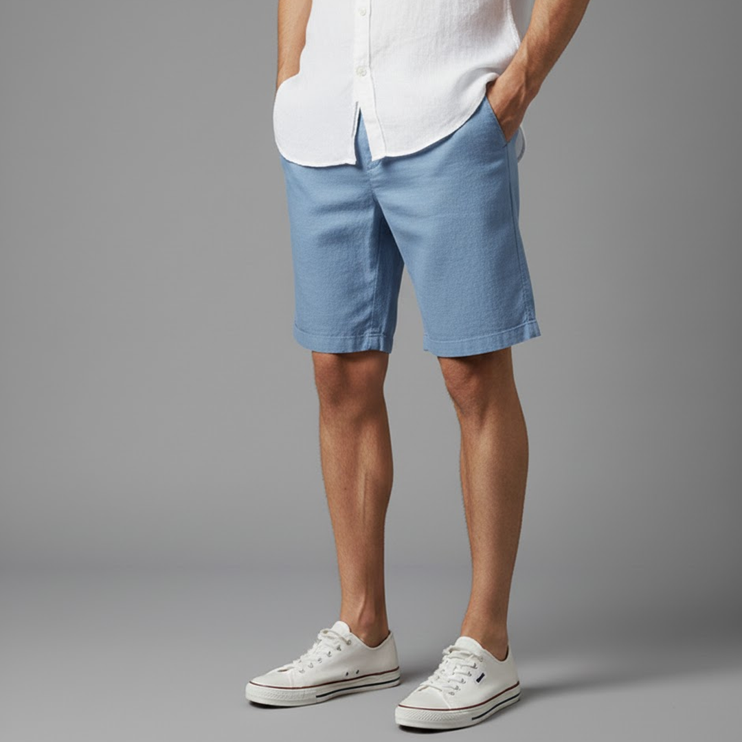 Bermuda Masculino Linho Phuket