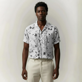 Camisa Manga Curta Estampada Floral