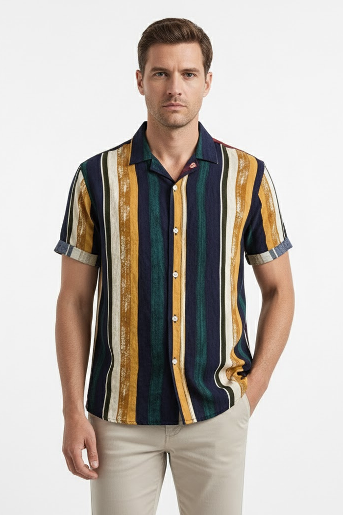 Camisa Manga Curta Vintage