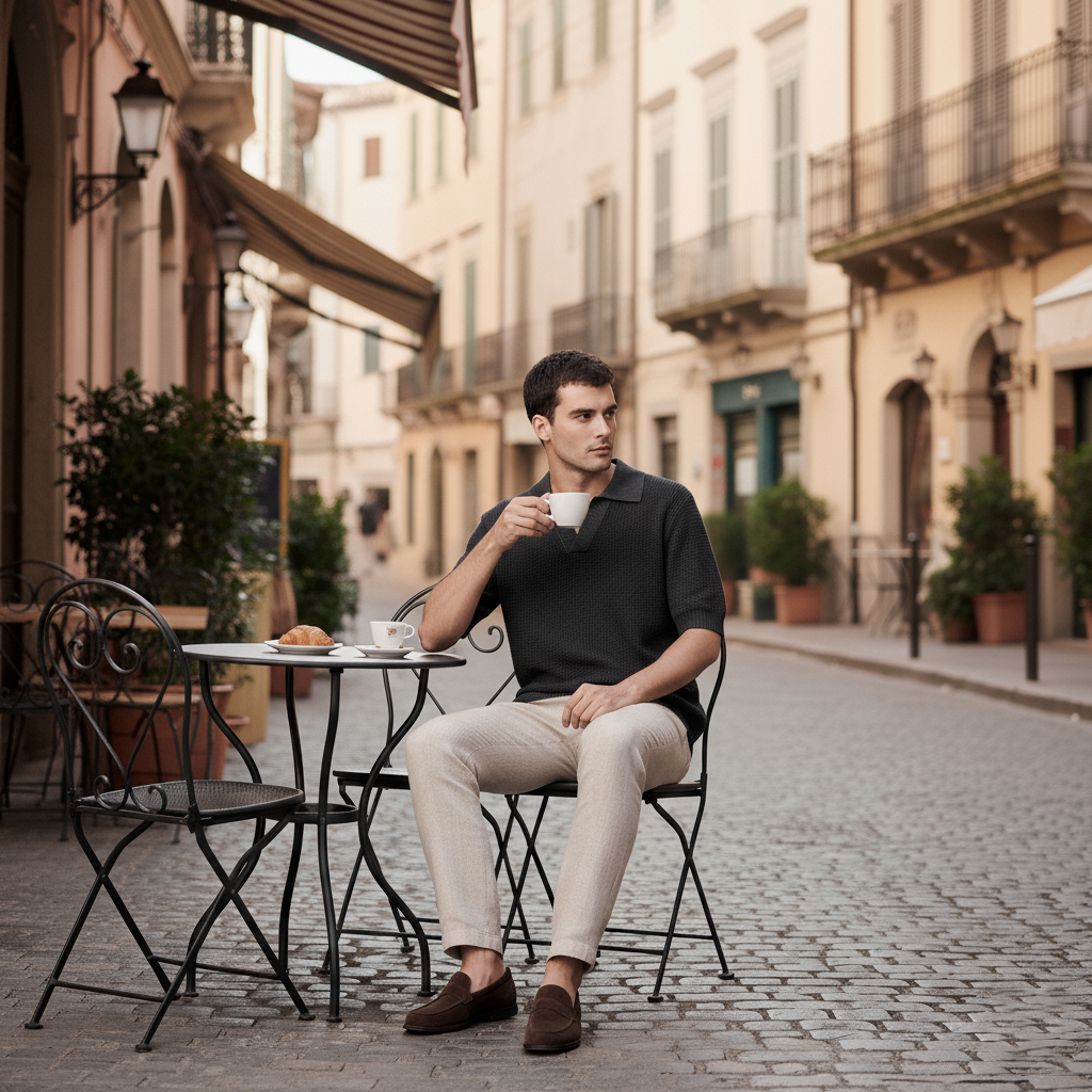 Camisa Polo Masculina Alento