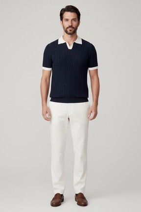 Camisa Polo Tricot Masculina Madrid