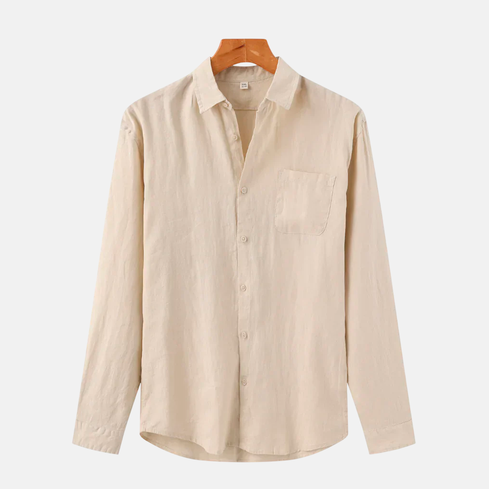 Camisa Social Masculina de Linho
