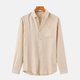 Camisa Social Masculina de Linho