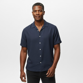 Camisa Manga Curta Lisa Everyday