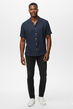 Camisa Manga Curta Lisa Everyday