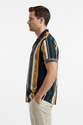 Camisa Manga Curta Vintage