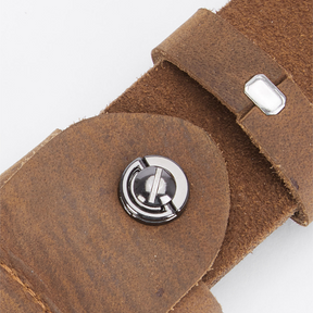 Cinto Masculino de Couro Denim