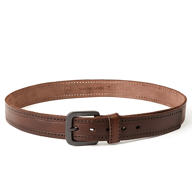 Cinto Masculino de Couro Vintage Royal