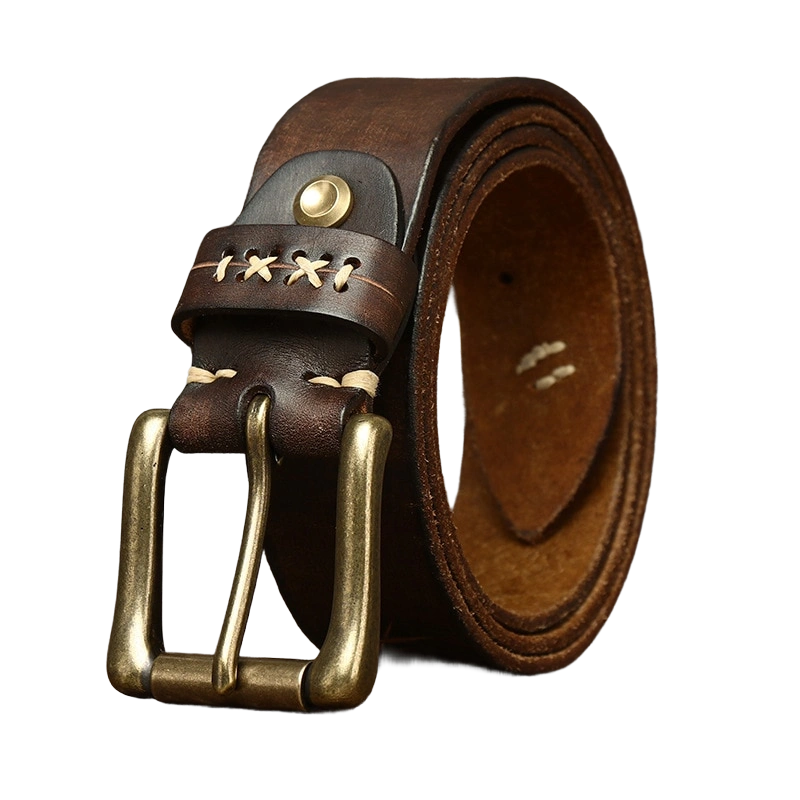 Cinto Masculino de Couro Vintage