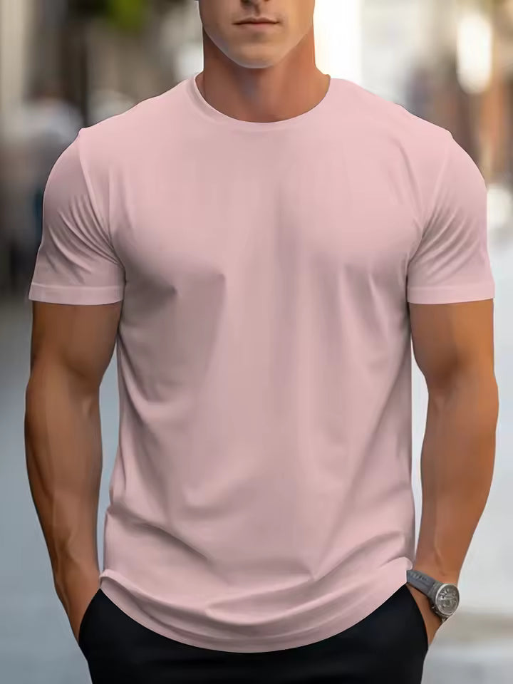 Camiseta Verão Elegante e simples casual diário versátil tecido macio